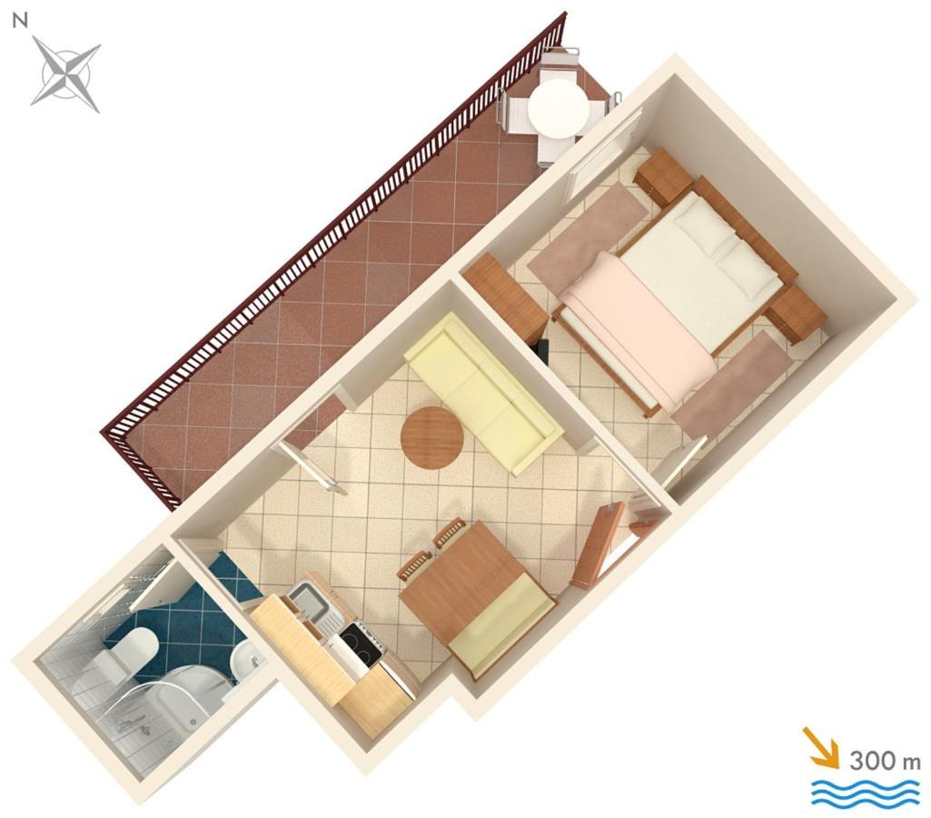 Apartment Stanici 2818D Tice Dış mekan fotoğraf